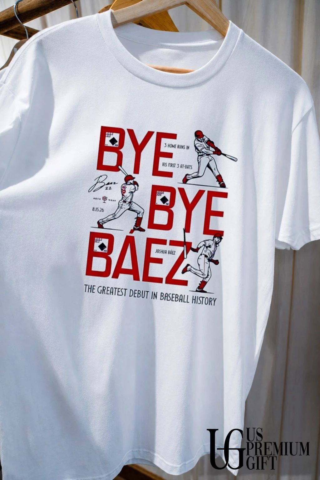 Bye Bye Báez Joshua Báez St. Louis Cardinals baseball the Greatest Debut in baseball history signature shirt