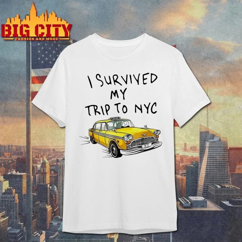 I Survived My Trip To NYC Funny Retro New York Shirt