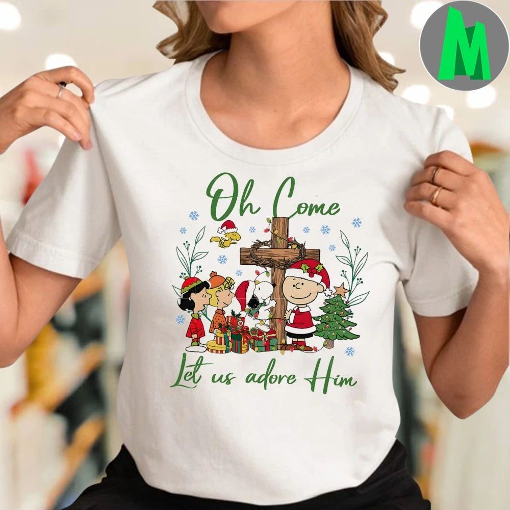 Oh Come Let Us Adore Him Snoop Christmas Shirt