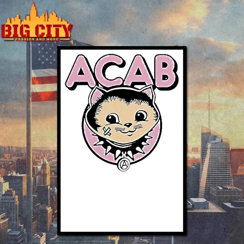 Acab Cat Graphic Cute Shirt