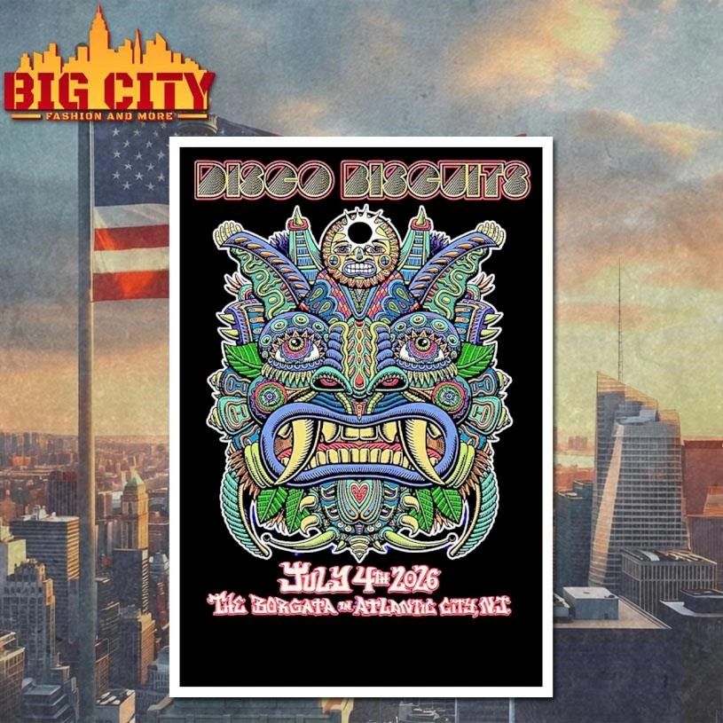 The Disco Biscuits Atlantic City New Jersey 2026 Venue Poster Shirt