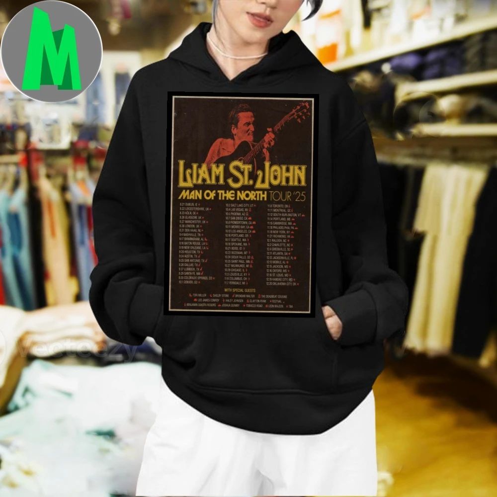 Liam St. John Man Of The North Tour 2025 Poster Shirt