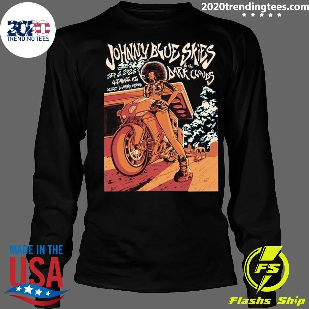 Johnny Blue Skies And The Dark Clouds Glendale AZ Event Poster At Desert Diamond Arena In Glendale AZ On September 8 2026 Shirt