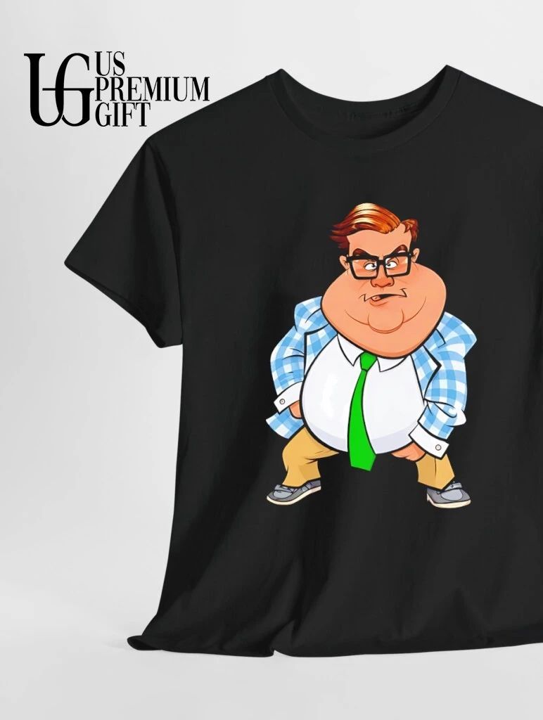 Matt Foley Chris Farley caricature shirt