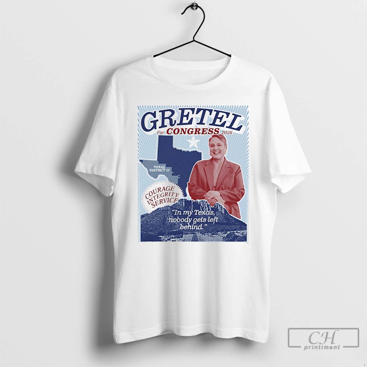 Classic Gretel For Congress 2026 In My Texas Nobody Gets Left Behind T Shirts Sweater