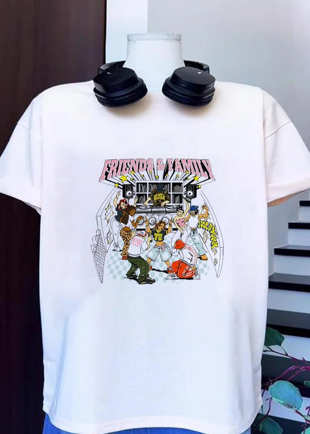 Friends and Family HILDSGN No More Tears Holyshit DJ Dancing Clubbing shirt