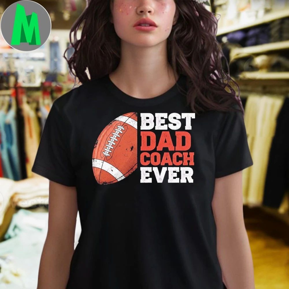 Dad Coach Ever Football Shirt