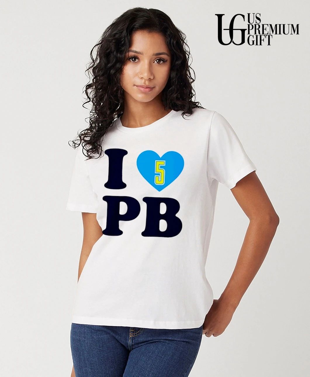 Azzi Fudd I Love PB Dallas Wings shirt