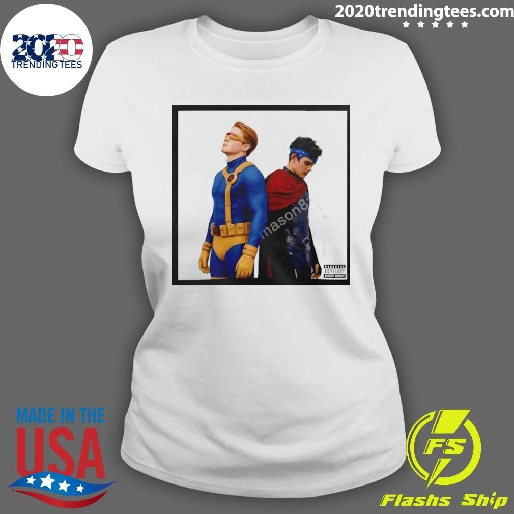 Cyclops And Wiccan Heartstopper X X-men Shirt