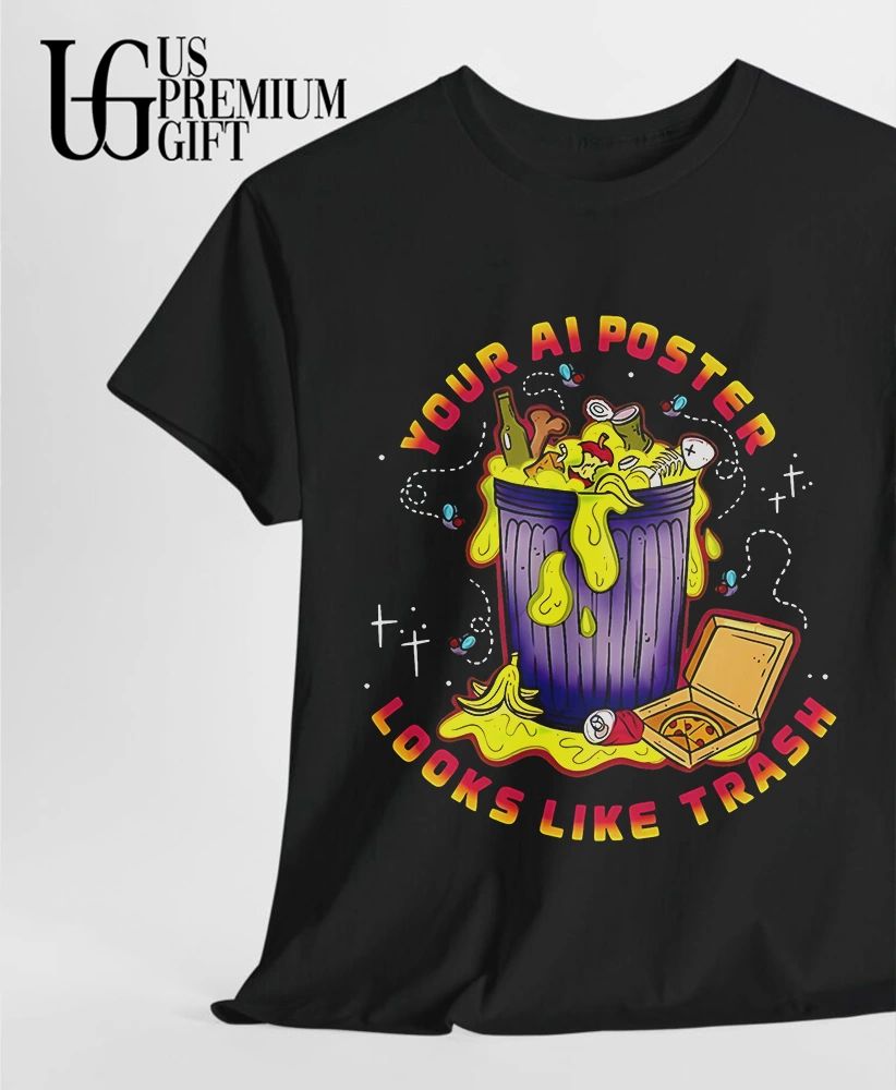 Your AI poster looks like trash shirt