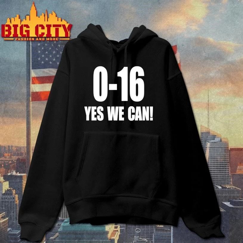 Lions 0-16 Yes We Can Shirt Grapjhic Shirt