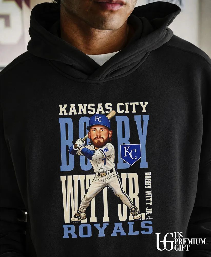 Bobby Witt Jr. Kansas City Royals baseball 2026 caricature shirt