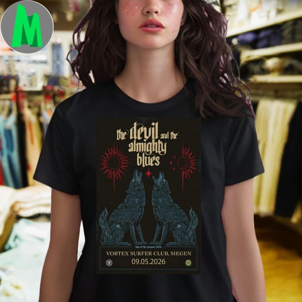 The Devil And The Almighty Blues Tour 2026 Poster Shirt