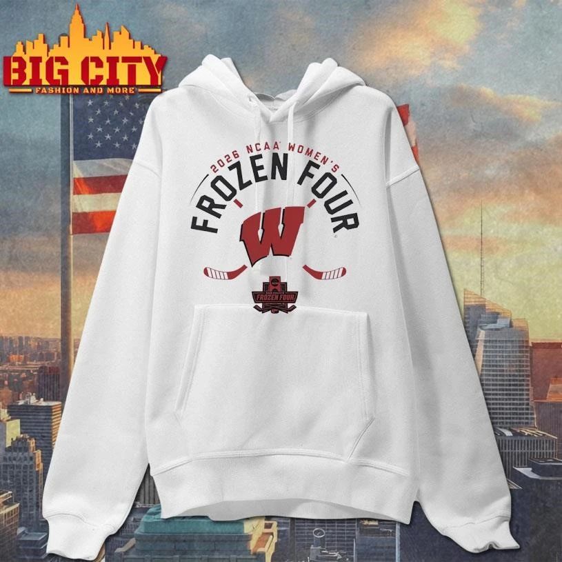 Wisconsin Womens Hockey 2026 Frozen Four Minimalist Shirt