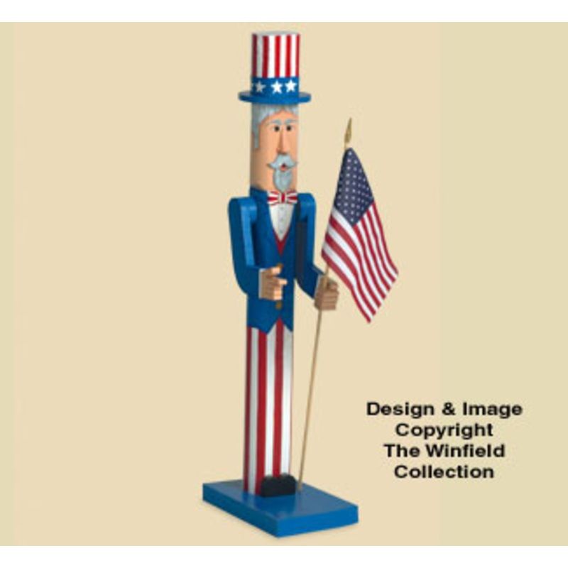 Pole Uncle Sam Woodcraft Pattern