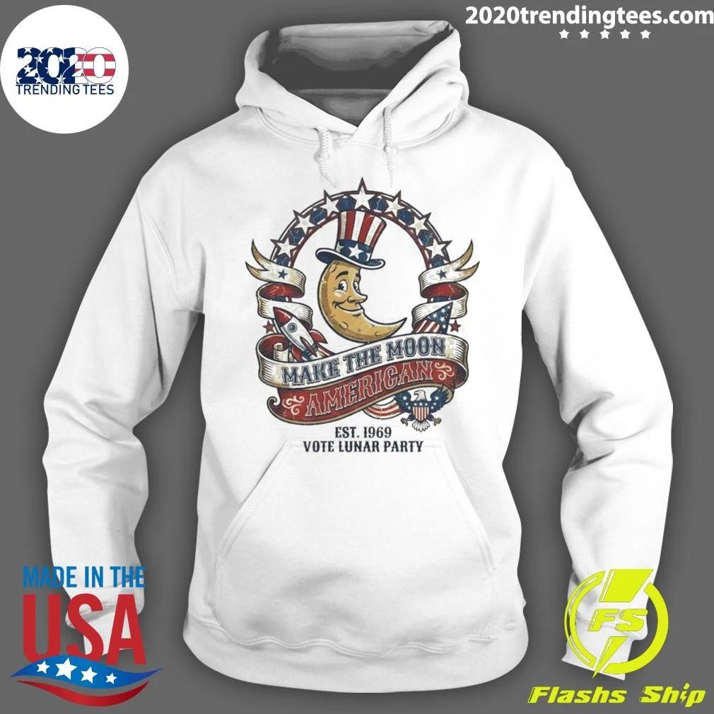 Trump Make The Moon American Funny Political Shirt