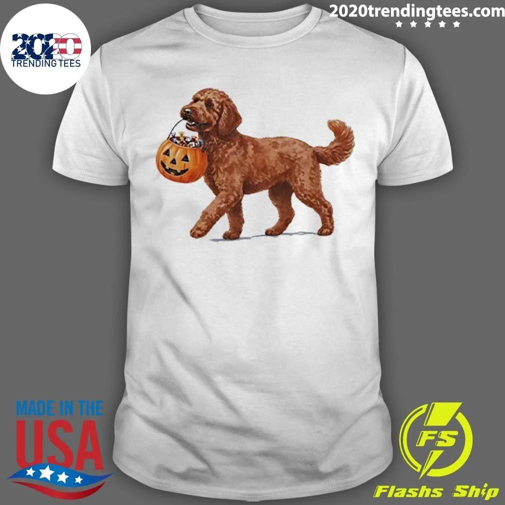 Goldendoodle Halloween Spooky Dog 2026 Shirt