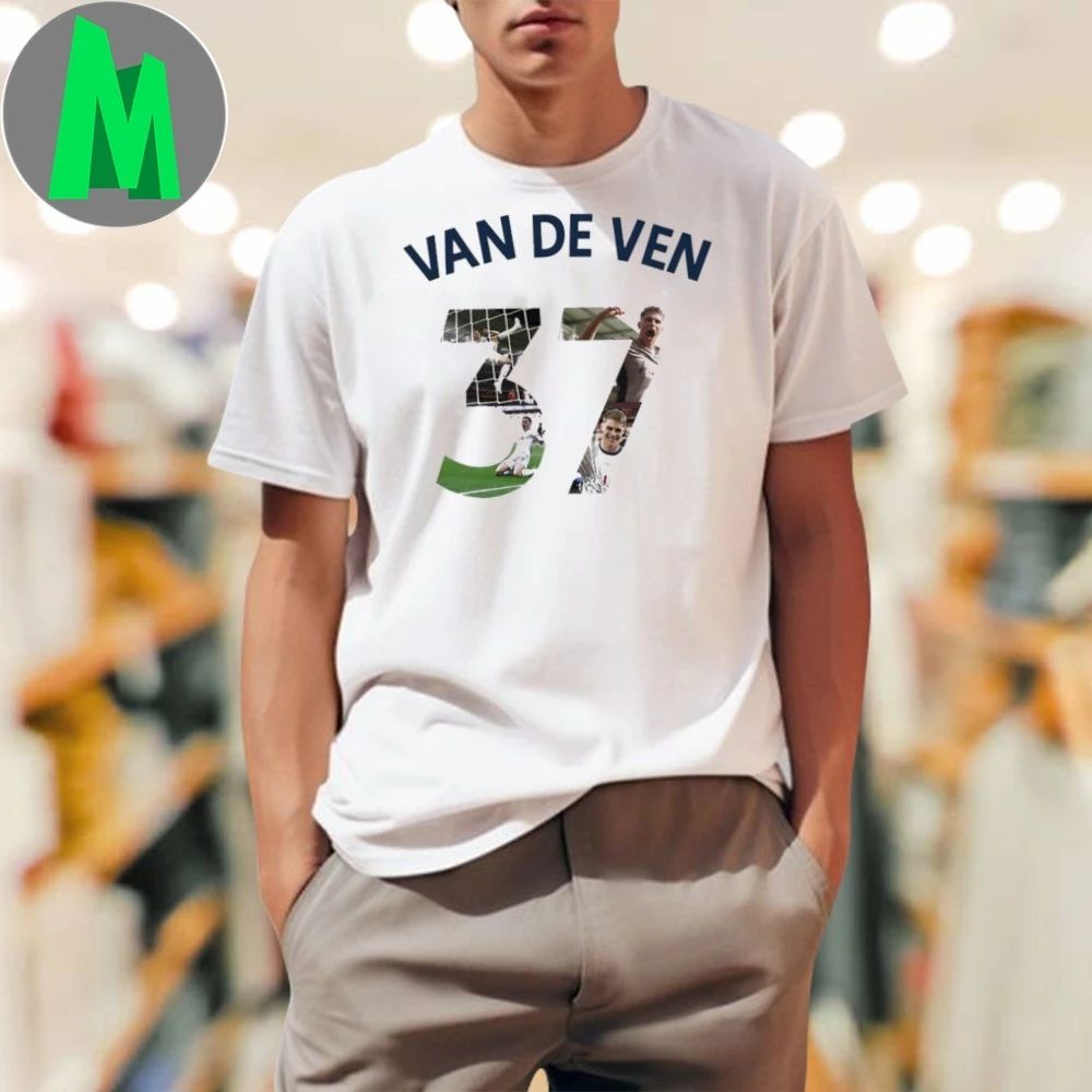 Van De Ven 37 Iconic Moments Football Design Soccer Fan Tribute Art Shirt