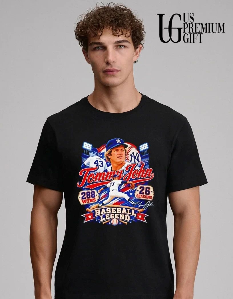 Tommy John 288 Wins 26 Seasons Baseball Legend shirt