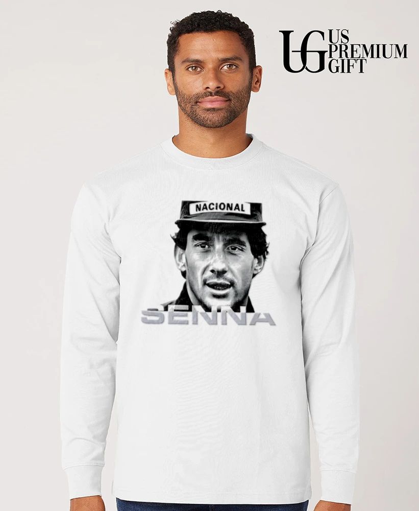Ayrton Senna Nacional Formula 1 portrait shirt
