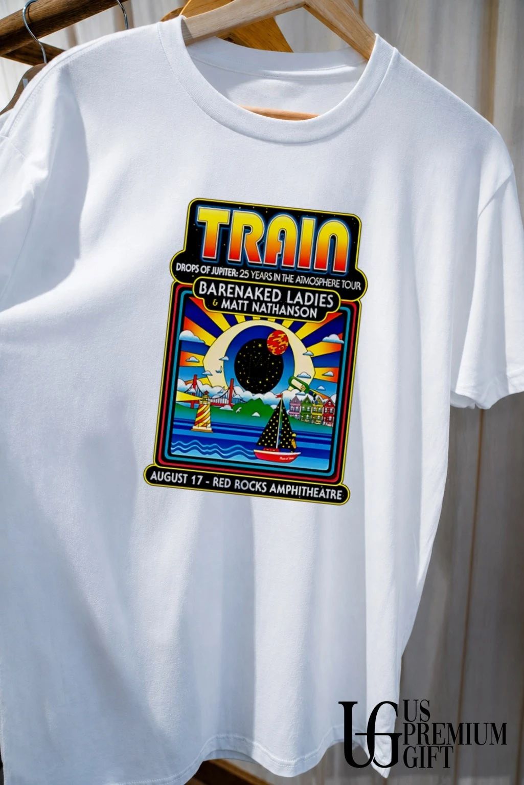 Train August 17 2026 Red Rocks Amphitheatre Morrison shirt