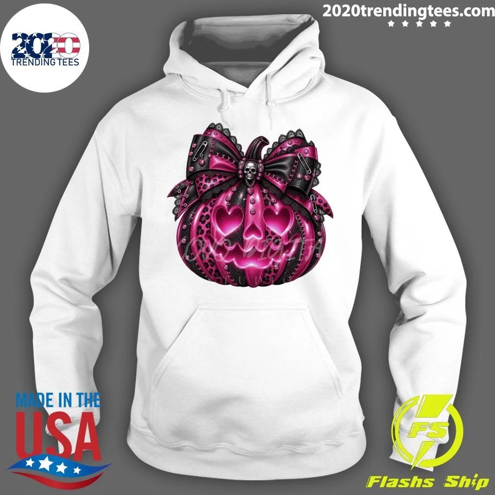 Neon Pumpkin Spooky Dark Autumn Halloween Shirt