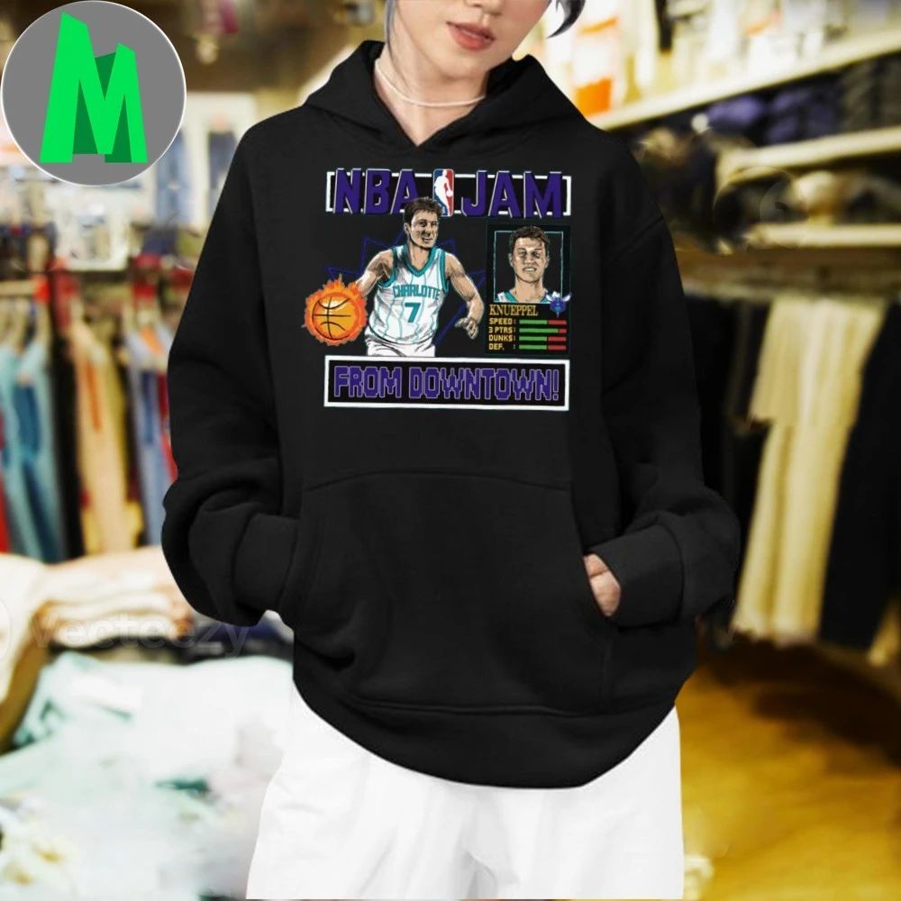 Charlotte Hornets Kon Knueppel #7 NBA Jam Shirt