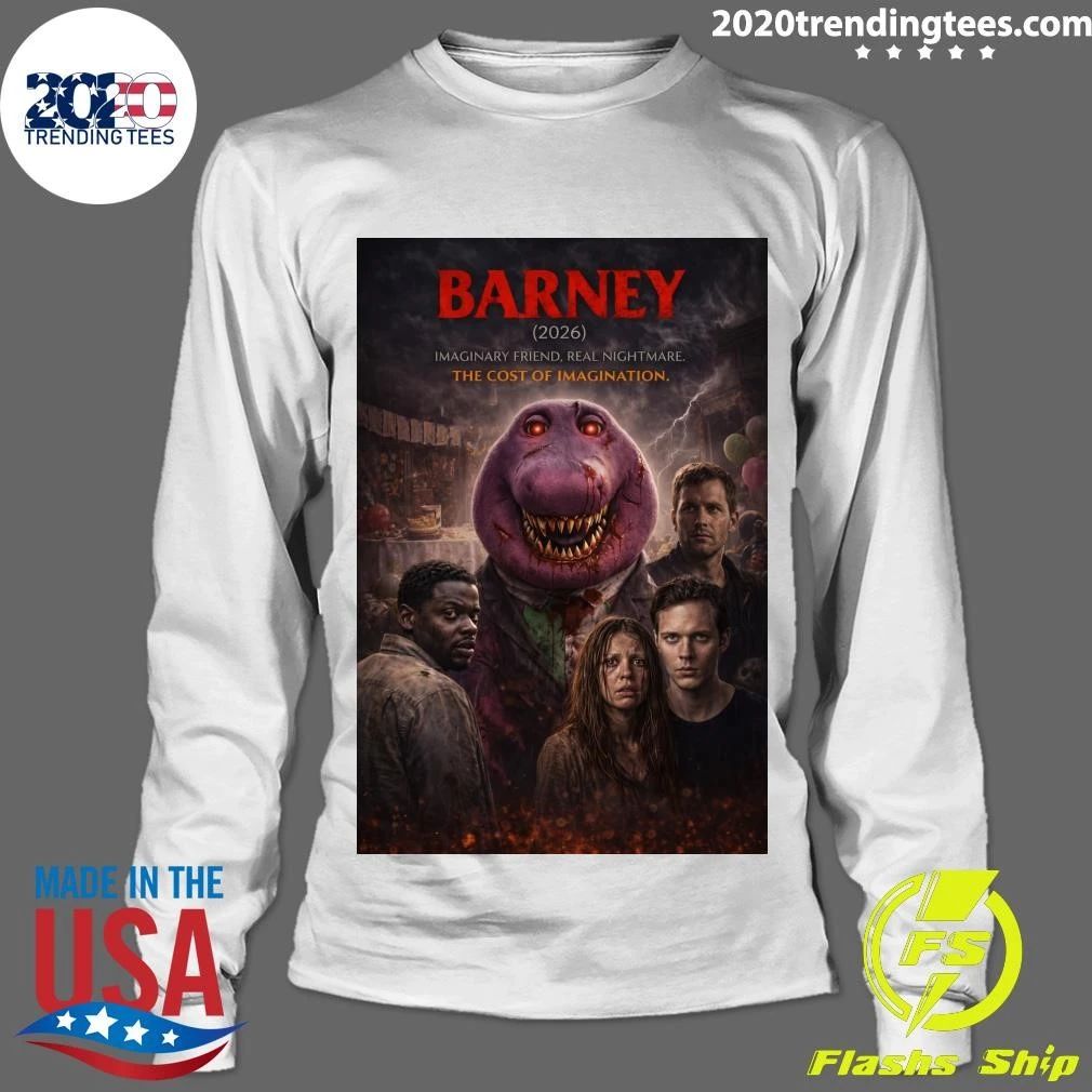 Barney 2026 Imaginary Friend, Real Nightmare The Cost Of Imagination Shirt