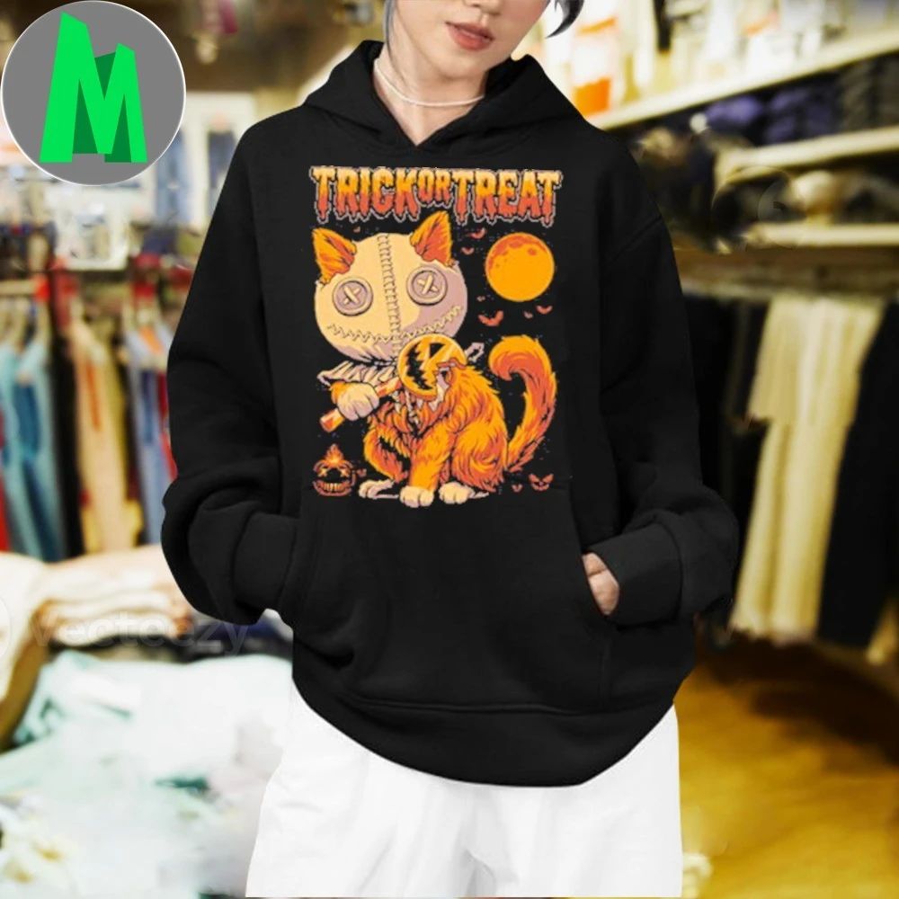 Trick Or Treat Halloween Cat Parody Shirt
