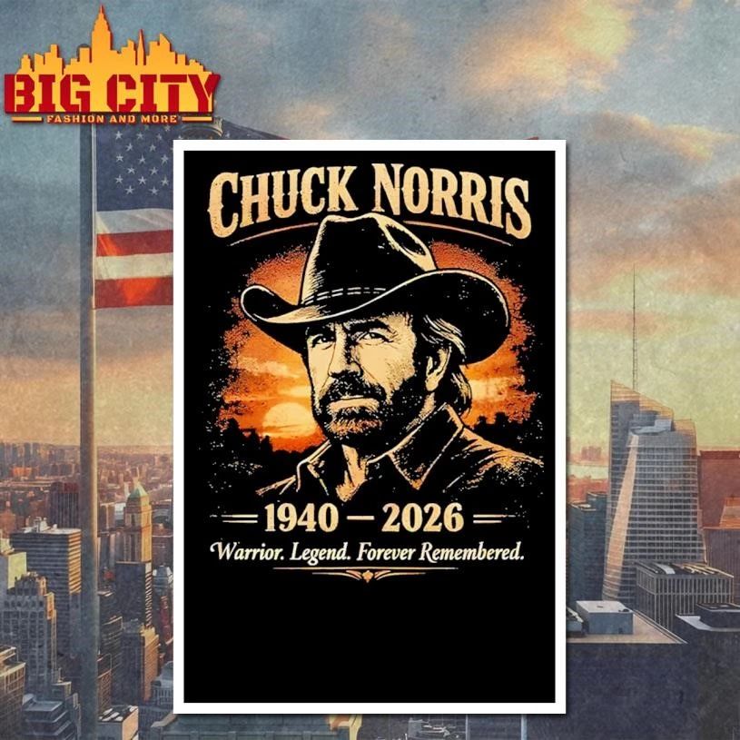 Chuck Norris 1940–2026 Warrior Legend Forever Remembered Vintage Shirt