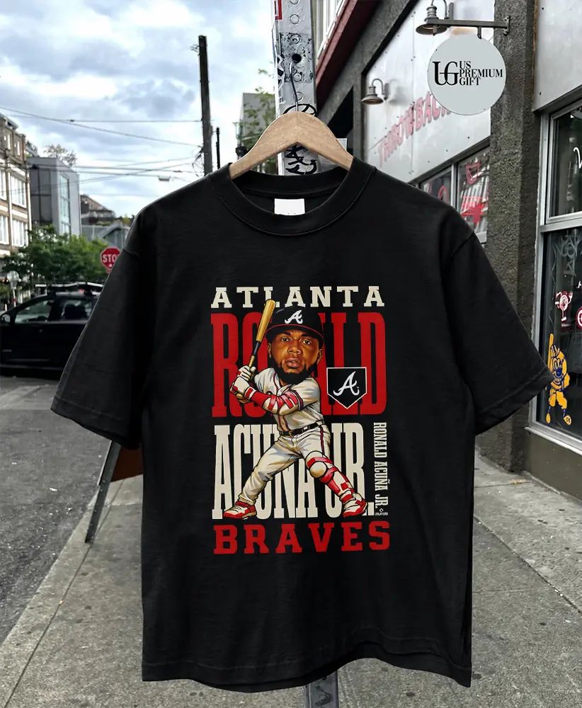 Ronald Acuna Jr. Atlanta Braves baseball 2026 caricature shirt