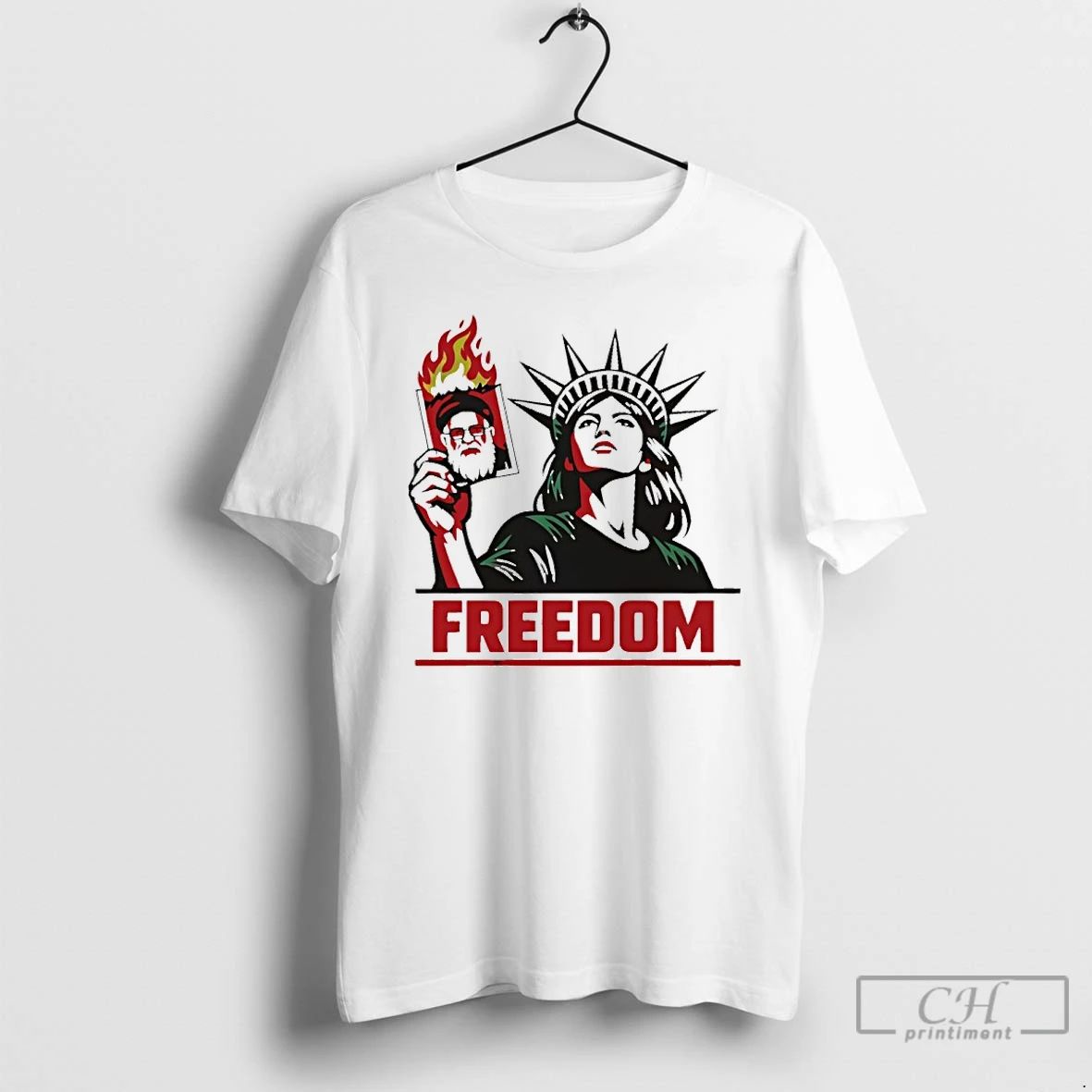 Classic Statue Of Liberty Freedom Iran