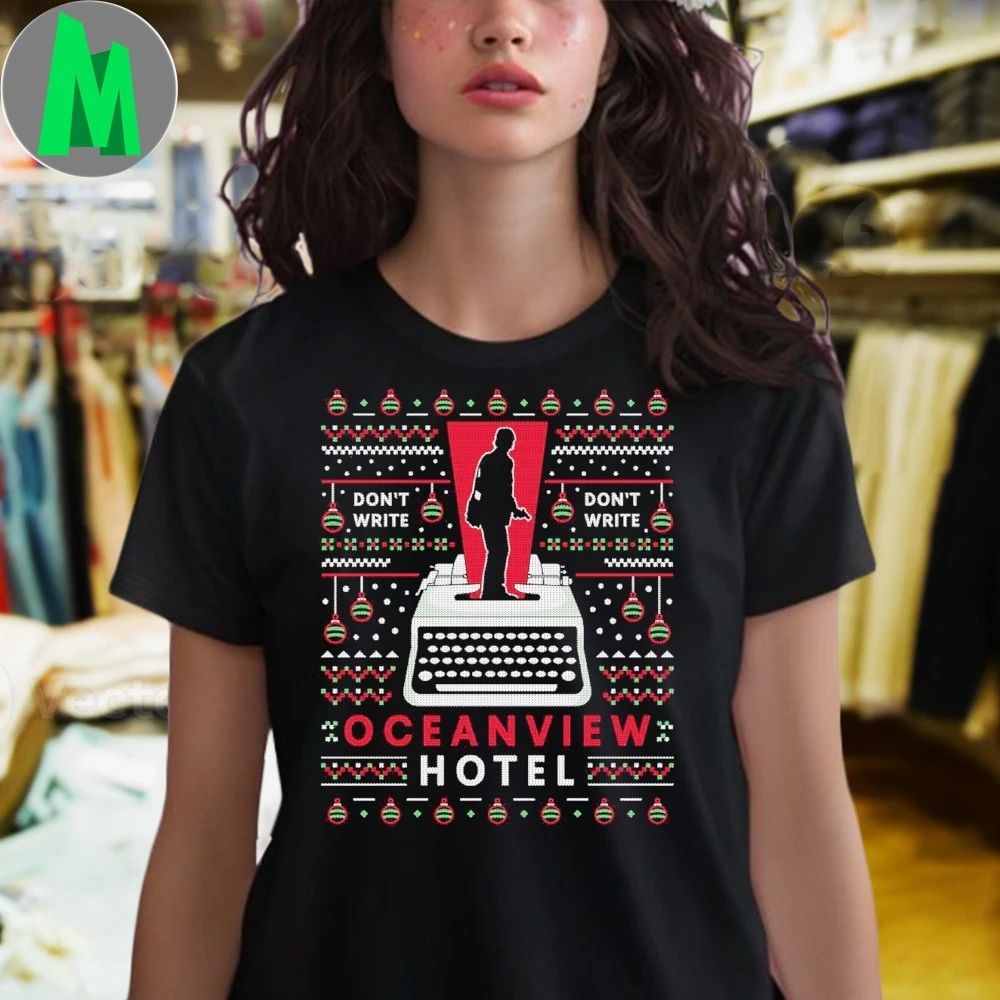 Alan Wake 2 Don’t Write Oceanview Hotel Ugly Sweater Shirt