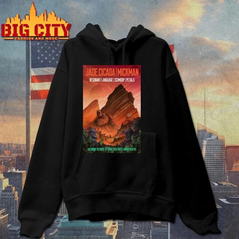 Jade Cicada & Mickman Red Rocks Amphitheatre Oct 24, 2026 Poster Shirt
