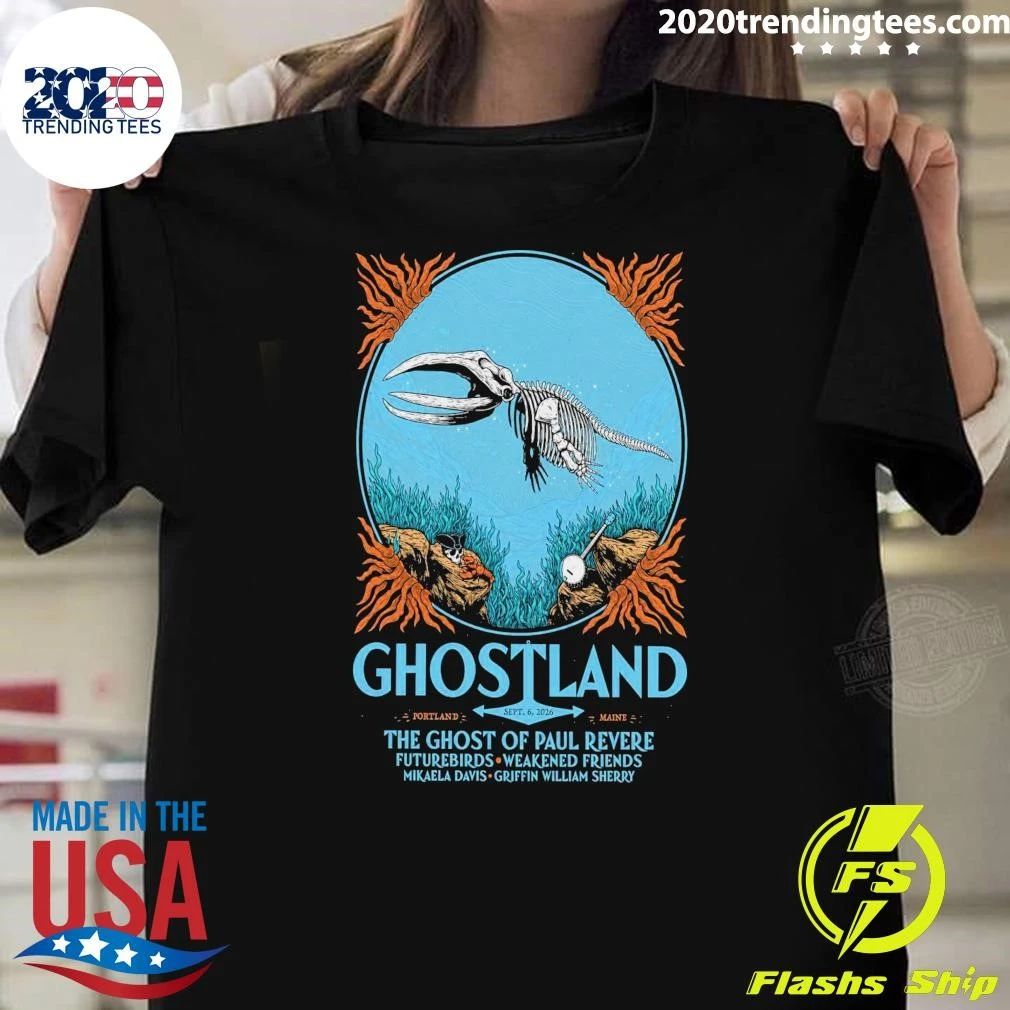 The Ghost Of Paul Revere September 6 2026 At Thompson’s Point in Portland Maine Shirt