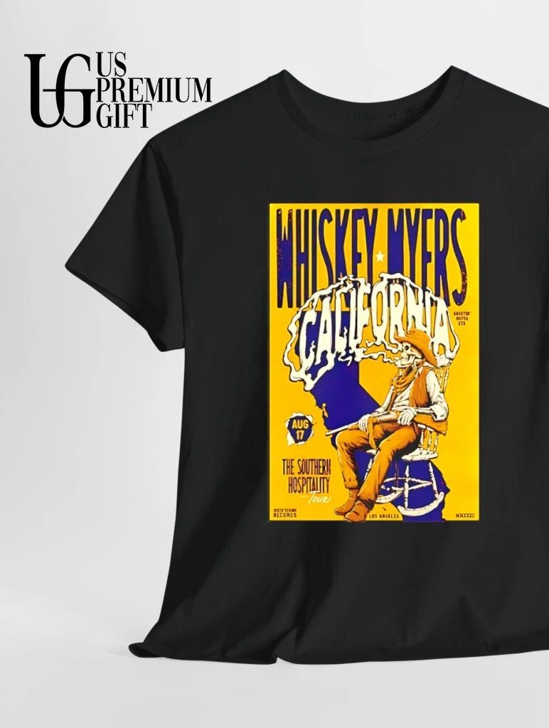 Whiskey Myers Southern Hospitality Tour 08-17-2026 Los Angeles poster shirt
