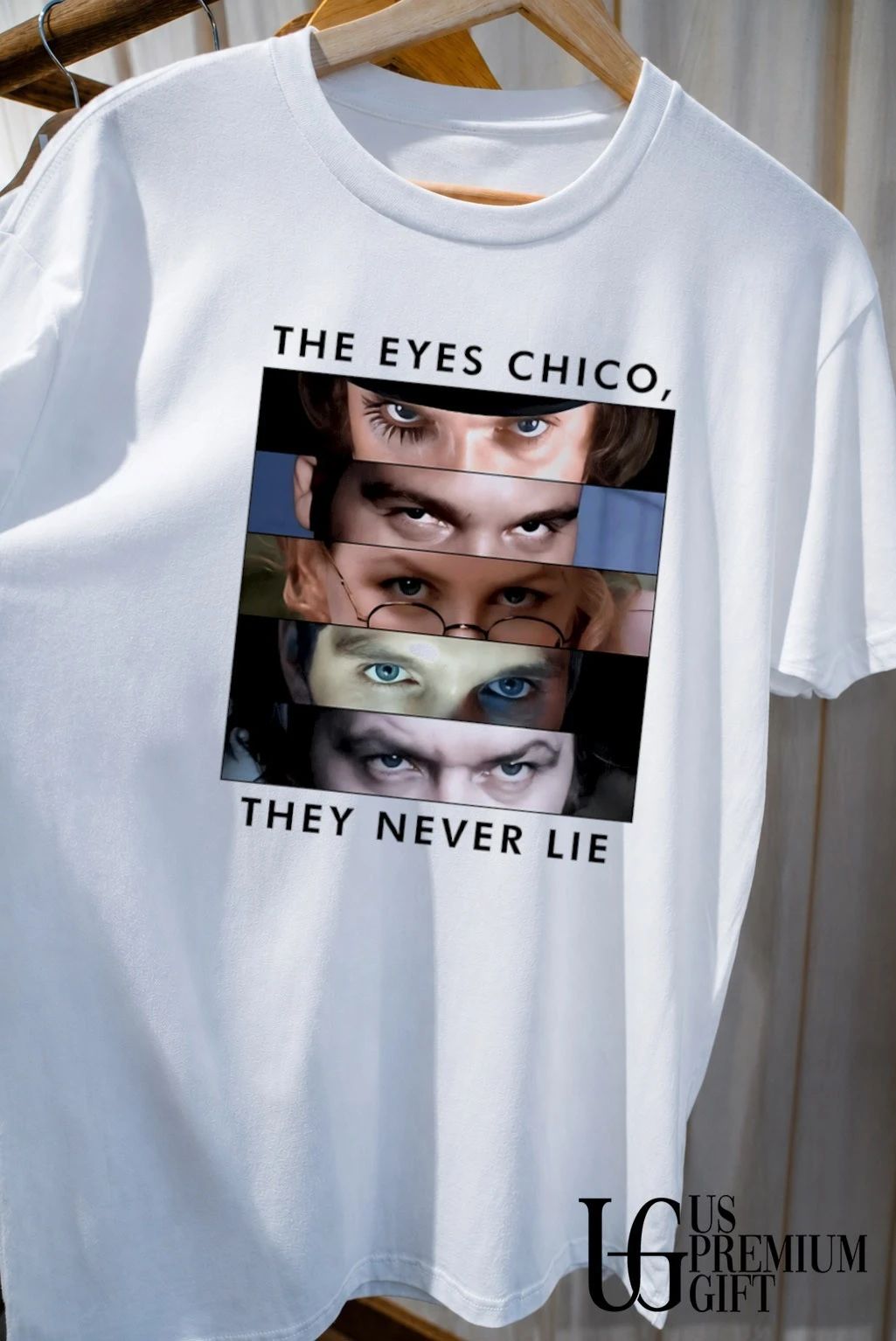 Kubrick Gaze the eyes chico they never lie shirt
