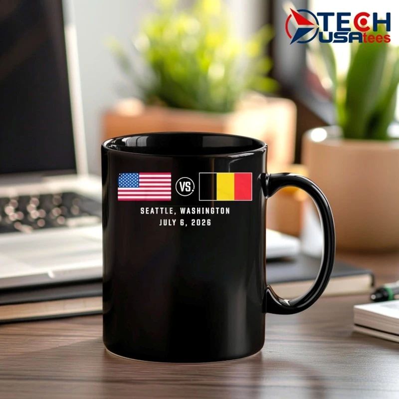 USA vs. Belguim Soccer Matchup July 6 2026 Soccer World Cup shirt