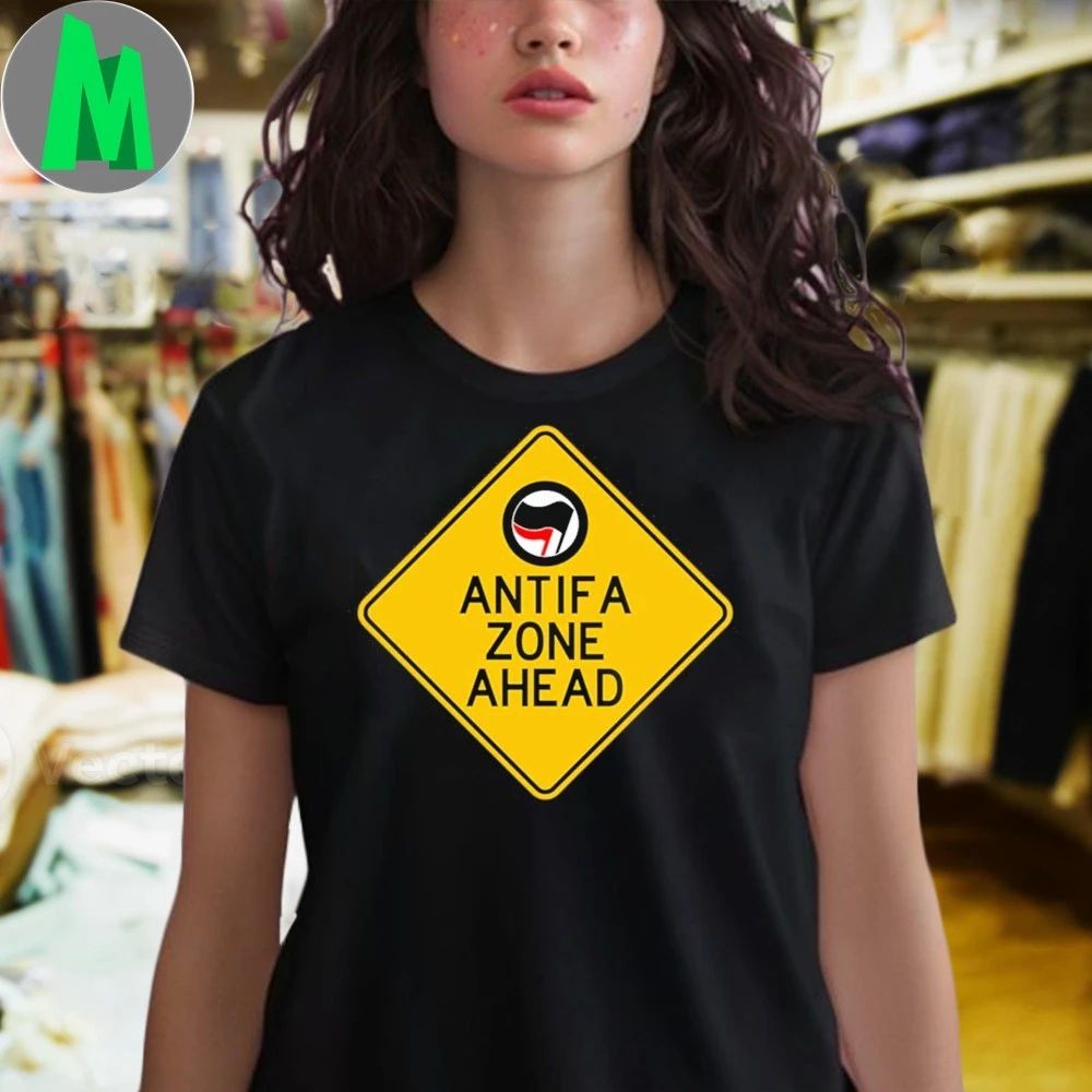 Antifa Zone Ahead Shirt