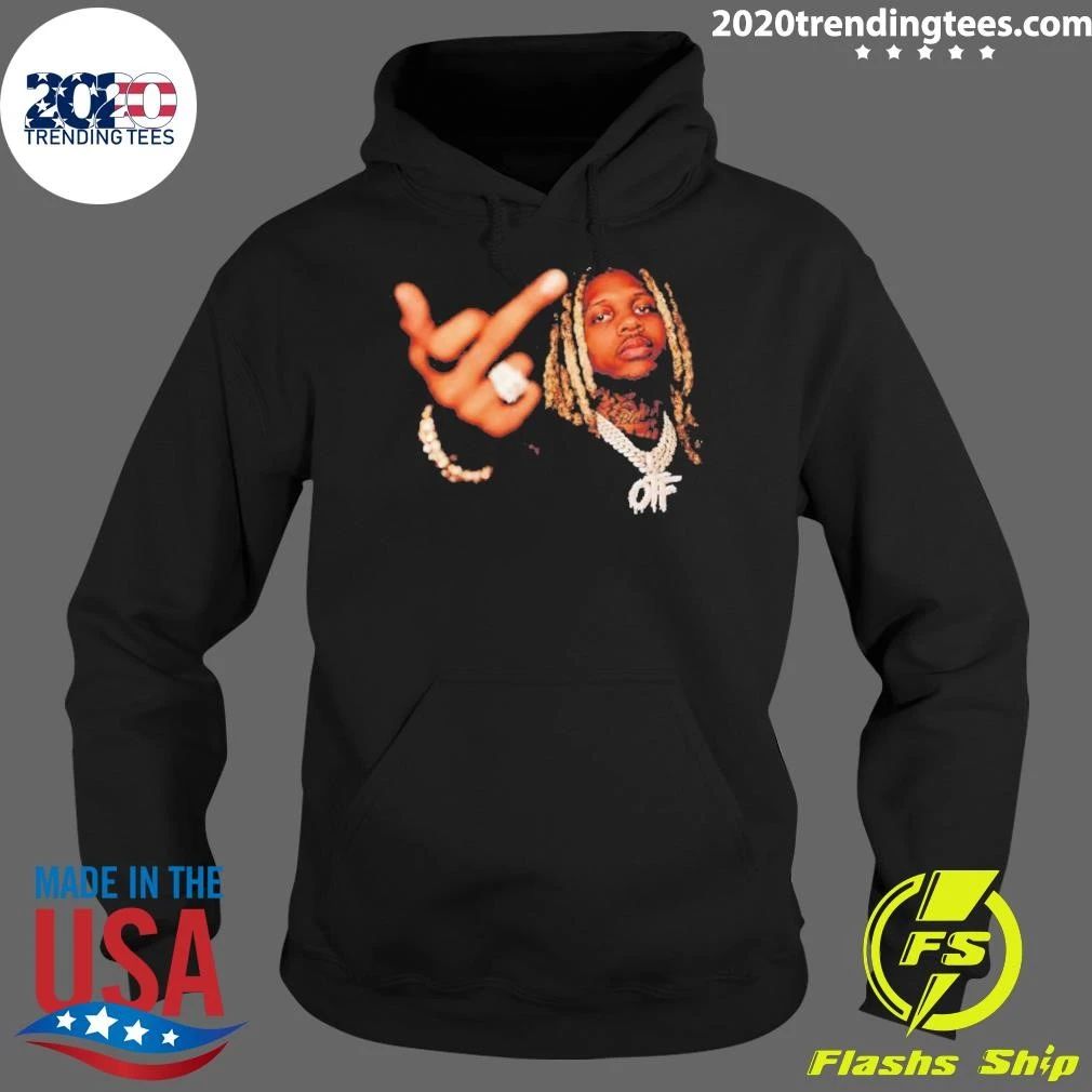 Lil Durk Rapper Middle Finger Picture Collage Shirt