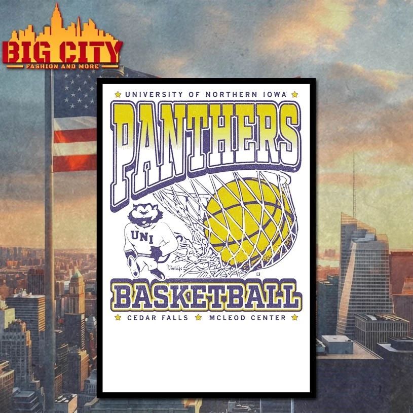 Panthers Basketball Cedar fall Mcleod center T-shirt