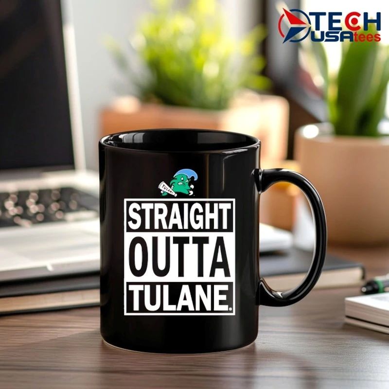 Tulane Green Wave Straight Outta Tulane logo shirt