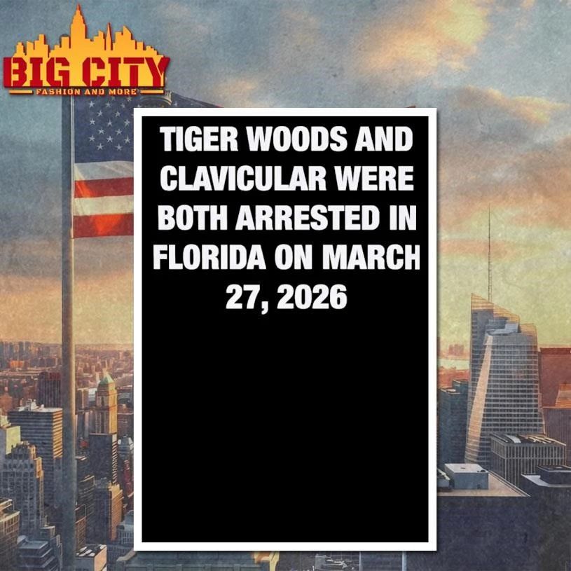 Tiger Woods And Clavicular Arrested Florida March 27 2026 Shirt