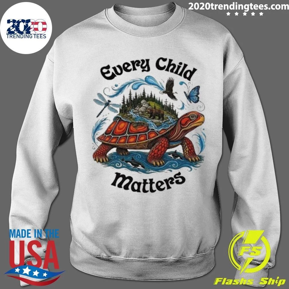 Turtle Carrying Every Child Matters Shirt