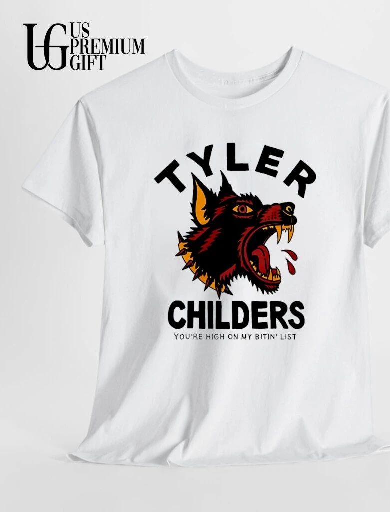 Tyler Childers Spike Collar Bitin’ List shirt