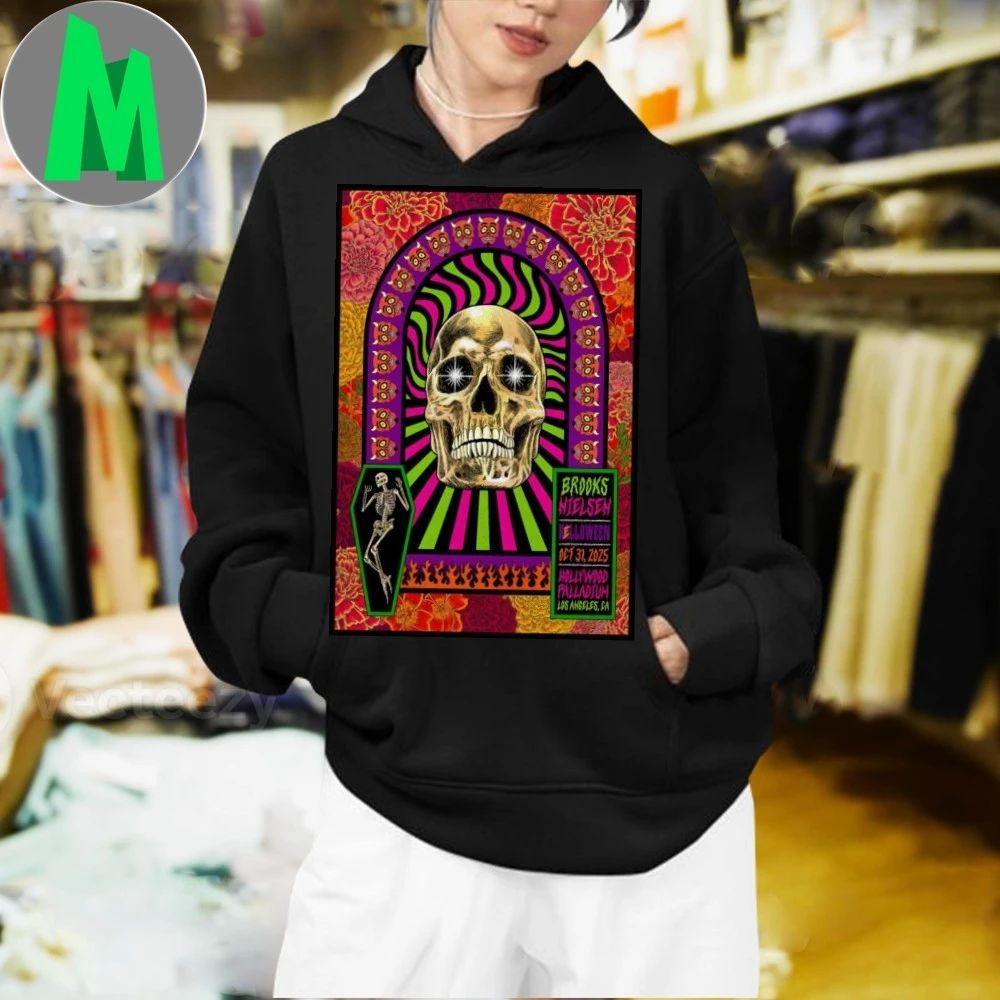 Brooks Nielsen Hollywood Concert Poster Shirt