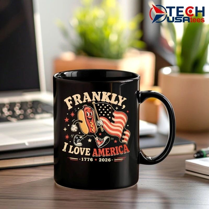 Frankly I love America 1776-2026 4th Of July Hot Dog shirt