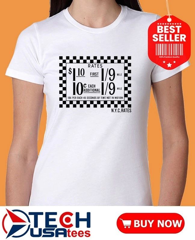 Carolina Caroline New York Taxi Rates shirt