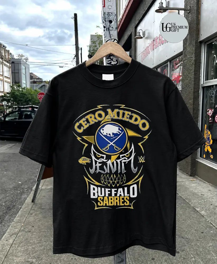 Penta El Zero M Buffalo Sabres Cerro Miedo Skull shirt