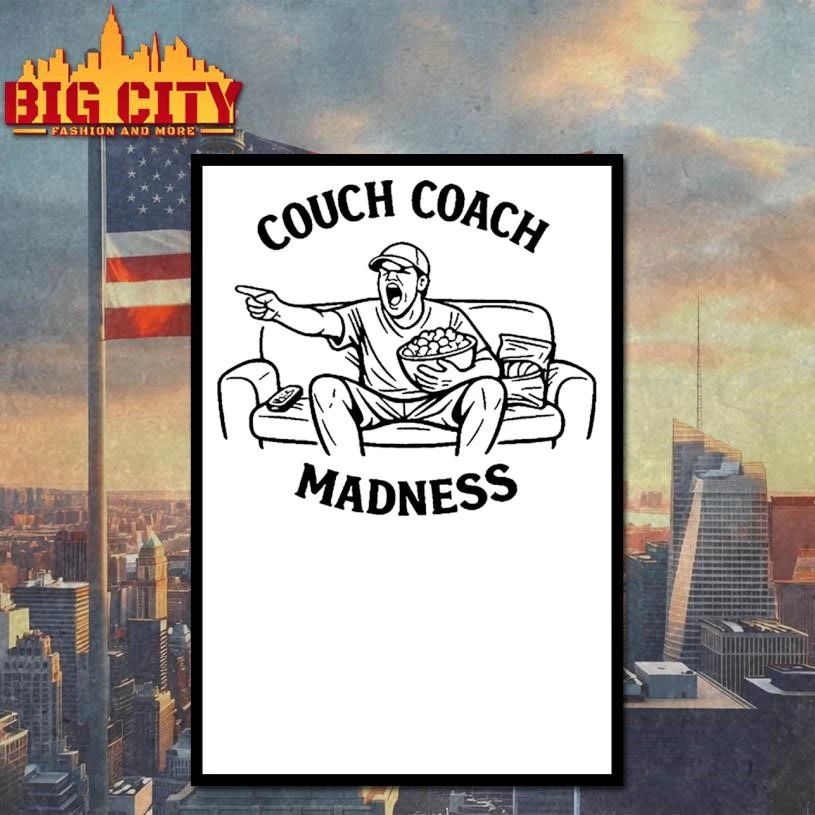 Couch Coach Madness Graphic Shirt